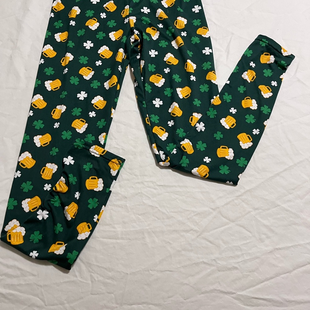 Soft st Patrick leggings